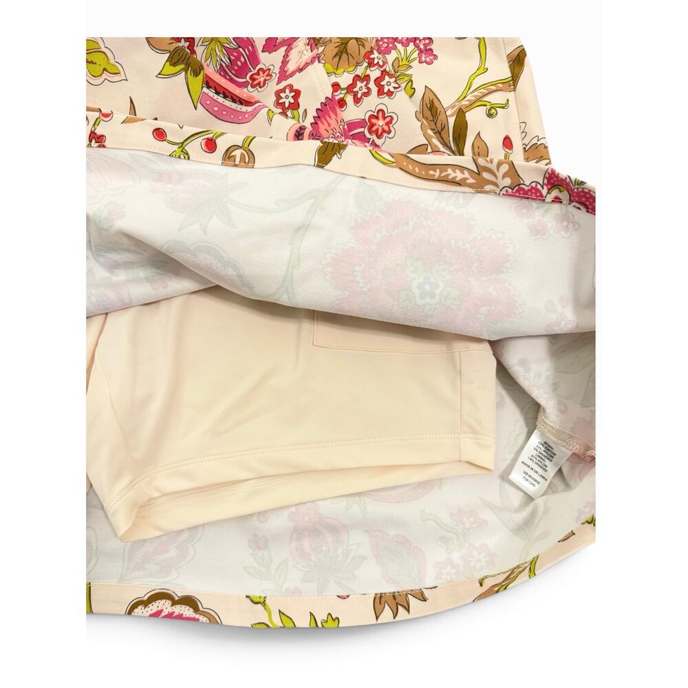 Spartina 449 Floral Skort Women’s XL Pink Green Botanical Resort Golf - Picture 8 of 9